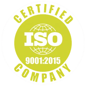 ISO 9001:2015 Certified Company