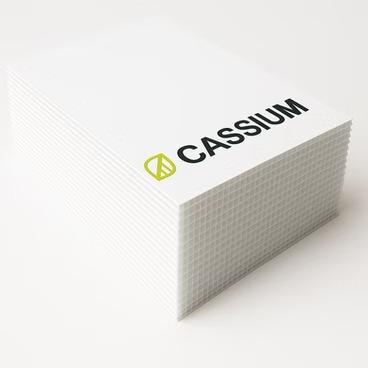 Lámina de coroplast de polipropileno corrugado Cassium
